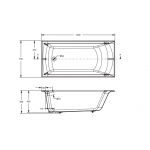 Kohler Biove 1.5米 嵌入式鑄鐵浴缸+Grip Rail 浴缸扶手 (K-8223T-GR-0+ K-8278T-CP)